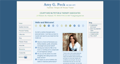 Desktop Screenshot of amygpeck.com